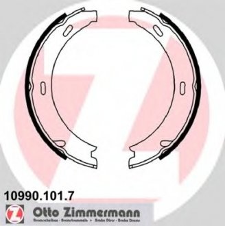 Комплект гальмівних колодок ZIMMERMANN 109901017 (фото 1)