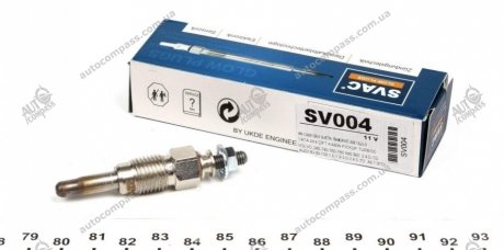 Свеча накала VW, AUDI 1.3-1.9-2.4D, TD 11V SVAC SV004 (фото 1)