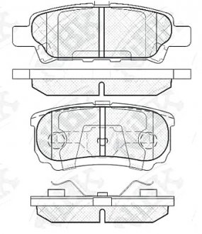 Тормозные колодки дисковые NIBK PN3502 (фото 1)