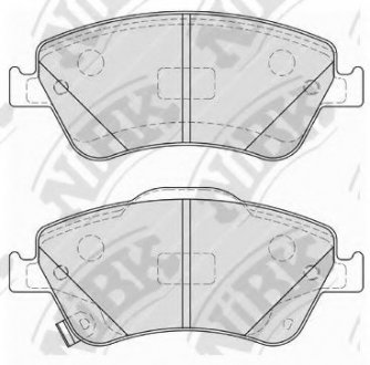 Тормозные колодки дисковые NIBK PN1835 (фото 1)