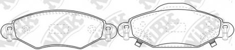 Тормозные колодки дисковые NIBK PN0369