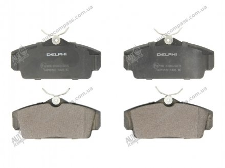Гальмівні колодки дискові NISSAN Primera, Almera F 96-06 Delphi LP1435 (фото 1)