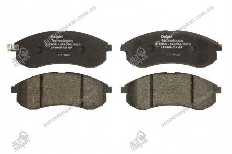 Гальмівні колодки дискові MITSUBISHI L200 "F "01-06 Delphi LP1808 (фото 1)