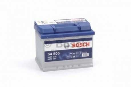 АКБ S4E 60А*ч 560А система СТАРТ-СТОП Bosch 0092S4E050 (фото 1)