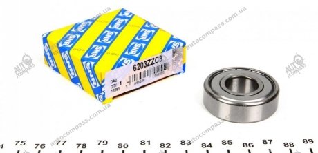 Підшипник кульковий d>30 NTN SNR 6203ZZC3