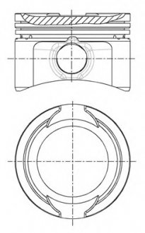 Поршень NURAL 87-138400-40 (фото 1)