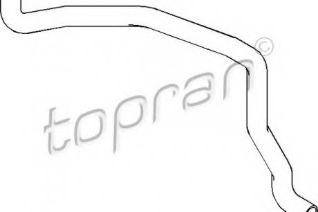 Шланг радіатора TOPRAN 109193 (фото 1)