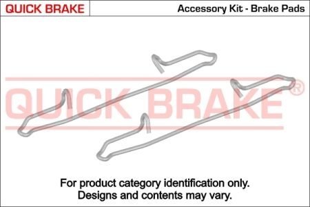 Ремкомплект гальмiвних колодок QUICKBRAKE 1091056 (фото 1)