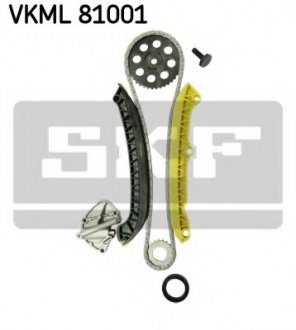 Цепь розподілвалу (к-т) SEAT, SKODA, VW Ibiza, Fabia, Fox, Polo "1,2 "01-14 SKF VKML81001 (фото 1)