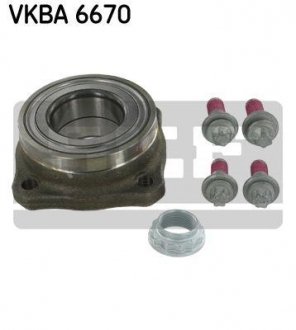 Комплект підшипника маточини колеса SKF VKBA 6670 (фото 1)
