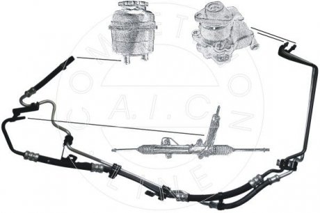 Шланг гідропідсилювача AIC 54985 (фото 1)