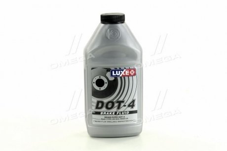 Рідина гальм. DOT4 LUXЕ 438г срібний кан LUXE 650 (фото 1)
