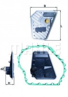 Фільтр АКПП Audi "2,4-3,0 "01-05 Mahle HX 168D (фото 1)