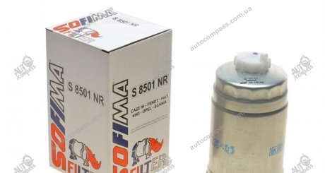 Фільтр паливний OPEL, SCANIA, FIAT "2,0-15 "88-96 SOFIMA S8501NR (фото 1)