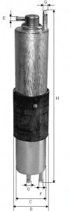 Фільтр паливний БМВ 3(е46) SOFIMA S1847B (фото 1)