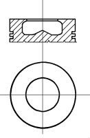 Поршень двигуна NURAL 87-138006-00 (фото 1)