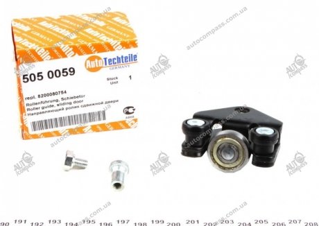 Ролик дверей (боковий/нижній) Renault Master/Opel Movano 98- (без кронштейна) AUTOTECHTEILE 505 0059