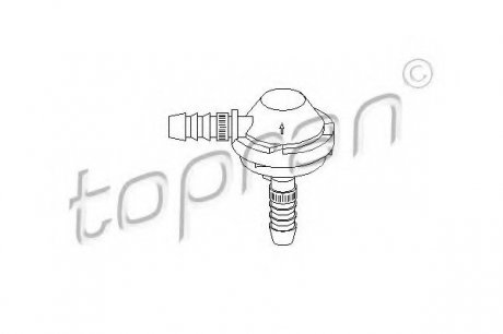 Клапан, управление воздуха-впускаемый воздух TOPRAN 112282 (фото 1)