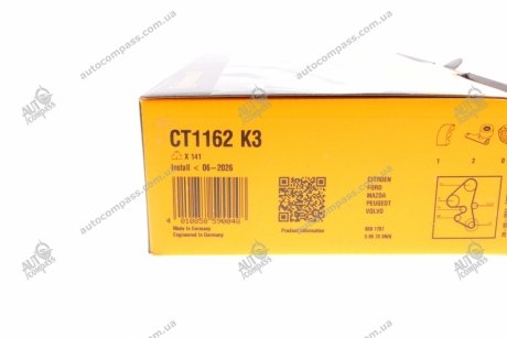 Комплект ременя ГРМ Contitech CT1162K3
