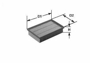 Фильтр воздушный MB SLK 2.0, 2.3i 96-04 CLEAN Filters MA1344 (фото 1)