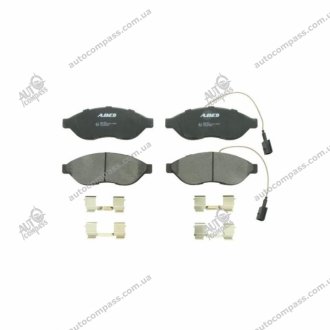 Колодки передние + пружинки Ducato, Boxer, Jumper 06-- ABE C1F057ABE