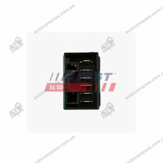 Кнопка (чрная) левой кнопочной панели стеклоподьмника Fiat Doblo 2000-2009 FAST FT82206