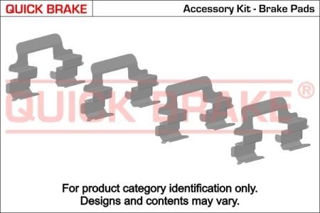 Zestaw inst.klockw ham.TOYOTA PRIUS 00-, sys.AISIN,, przd,, QB, QUICKBRAKE 1091631 (фото 1)