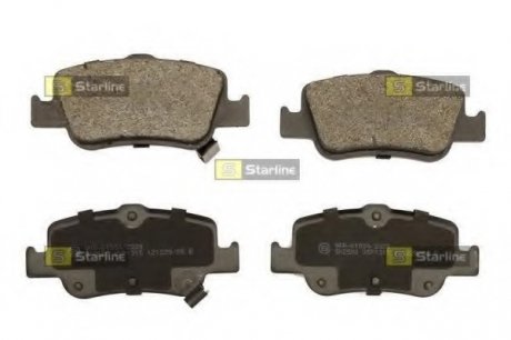 Комплект тормозных колодок, дисковый тормоз STARLINE BD S481 (фото 1)