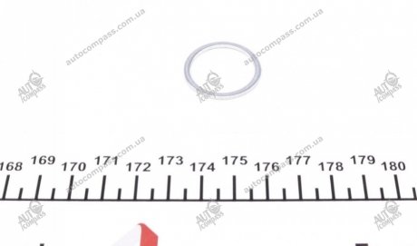 Уплотнительное кольцо, резьбовая пр, Уплотнительное кольцо Elring 250.007 (фото 1)