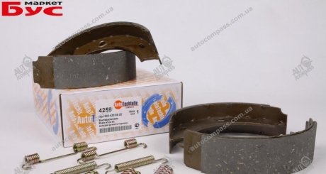 Колодки ручника MB Sprinter 408-416 (170x40) с пружинками AUTOTECHTEILE 100 4259