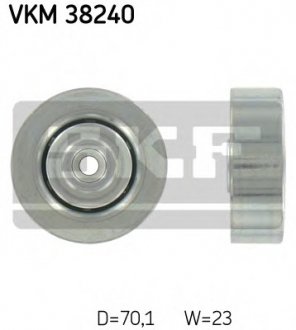 Ролик генератора БМВ 3 (е46), 5 (е39), 7 (е38), х5 (е53) обвідний SKF VKM 38240 (фото 1)