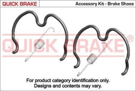 Sprкїyny szczкk ham.OPEL AGILA 00-, 180x26,, QB, QUICKBRAKE 1050837 (фото 1)