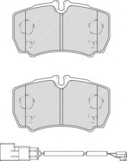 Комплект тормозных колодок, дисковый тормоз Ferodo FVR4251 (фото 1)