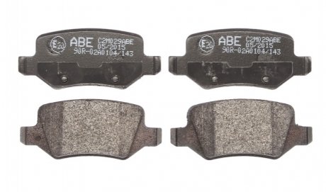Комплект тормозных колодок, дисковый тормоз ABE C2M029ABE (фото 1)