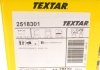 Комплект тормозных колодок, дисковый тормоз TEXTAR 2518301 (фото 5)