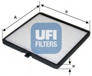 Фильтр, воздух во внутренном пространстве UFI 53.141.00 (фото 1)