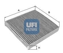 Фільтр салону вугільний UFI 54.148.00 (фото 1)