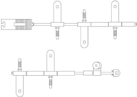 Датчик износа дисковых тормозных колодок QUICKBRAKE WS0216A (фото 1)