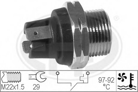 Термовмикач вентилятора радіатора Volkswagen ERA 330269 (фото 1)