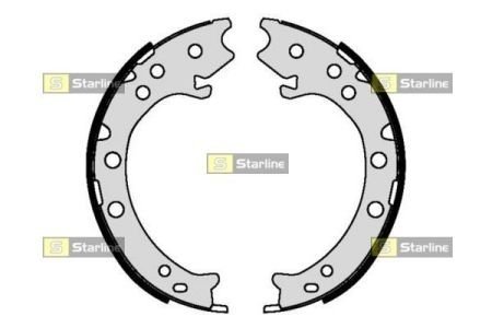 Гальмівні колодки барабанні STARLINE BC 09420 (фото 1)