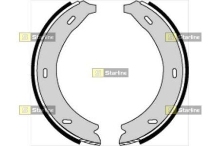 Тормозные колодки барабанные, к-кт. STARLINE BC 07320 (фото 1)