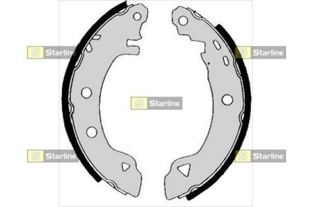 Тормозные колодки барабанные, к-кт. STARLINE BC 04990 (фото 1)