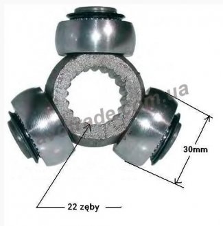 Тришип полуоси 30mm, 22fr. KANGOO ExpertLine KR4133