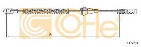 Трос стояночного тормоза COFLE 11.5763 (фото 1)