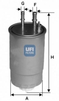 Топливный фильтр UFI 24.ONE.01 (фото 1)