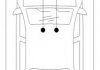 Трос ручного гальма L/R Citroen C5 2000- COFLE 10.4611 (фото 2)