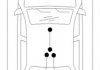 Трос ручного тормоза зад. kia ceed 06- л. (1670/1475) COFLE 17.6052 (фото 2)