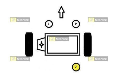 Опора двигуна / КПП STARLINE SM 0788 (фото 1)