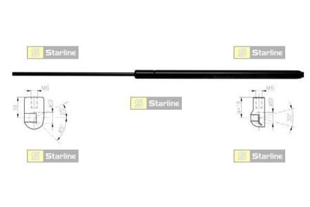 Амортизатор капота БМВ 7 (е65) STARLINE 14.26.805 (фото 1)