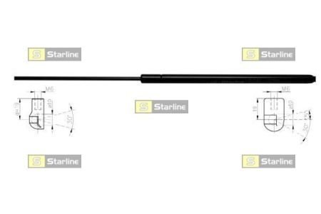 Амортизатор багажника STARLINE 12.24.801 (фото 1)